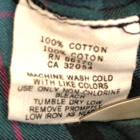 Urban Outfitters BDG Womens Plaid Popover Long Sleeve Shirt Small - Picture 9 of 9